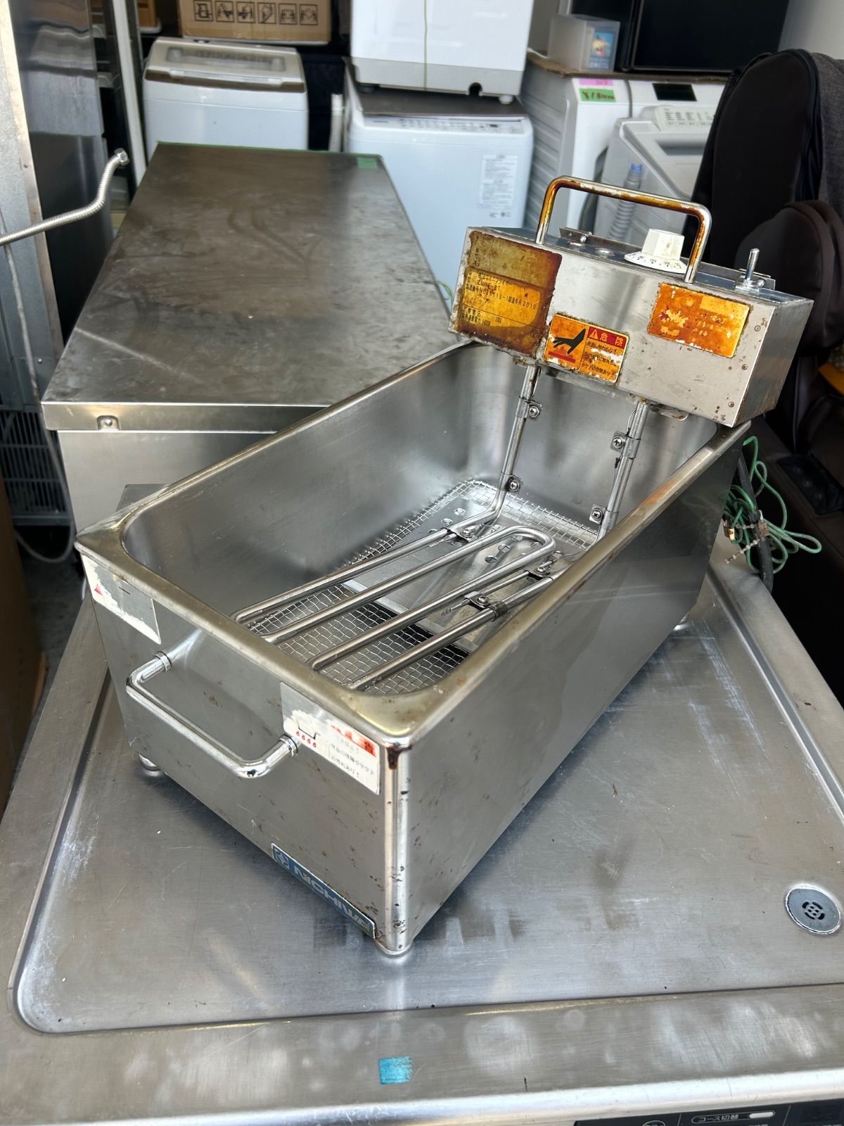 ニチワ MMF-82B 8L 卓上電気ミニミニフライヤー 電気ミニミニ 