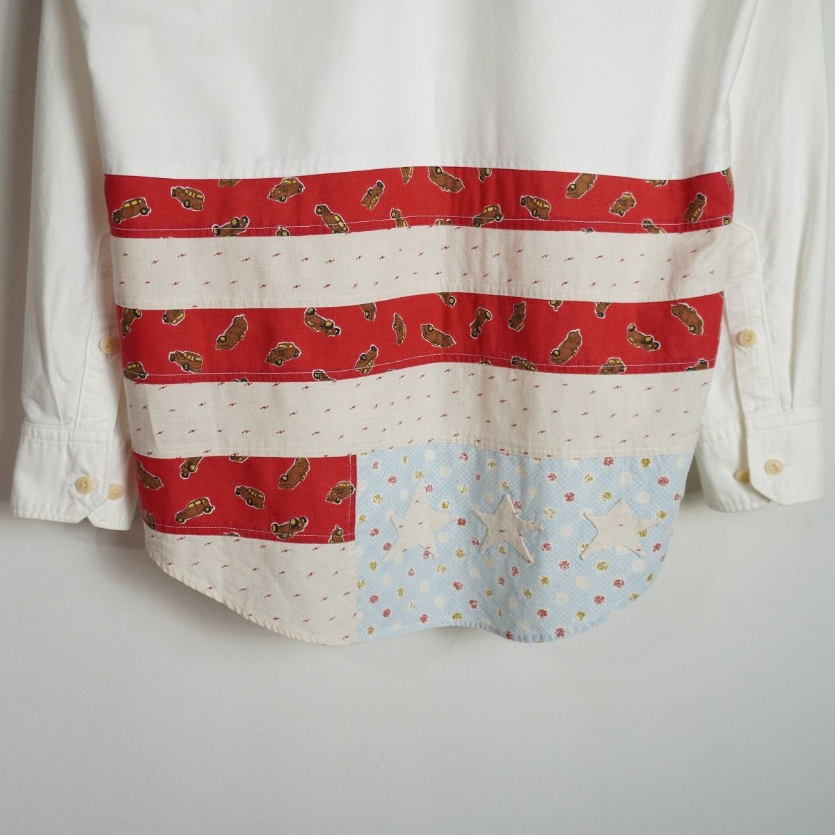 正規 希少 visvim ビズビム ビズヴィム V+V B.D. STARS SHIRT L/S