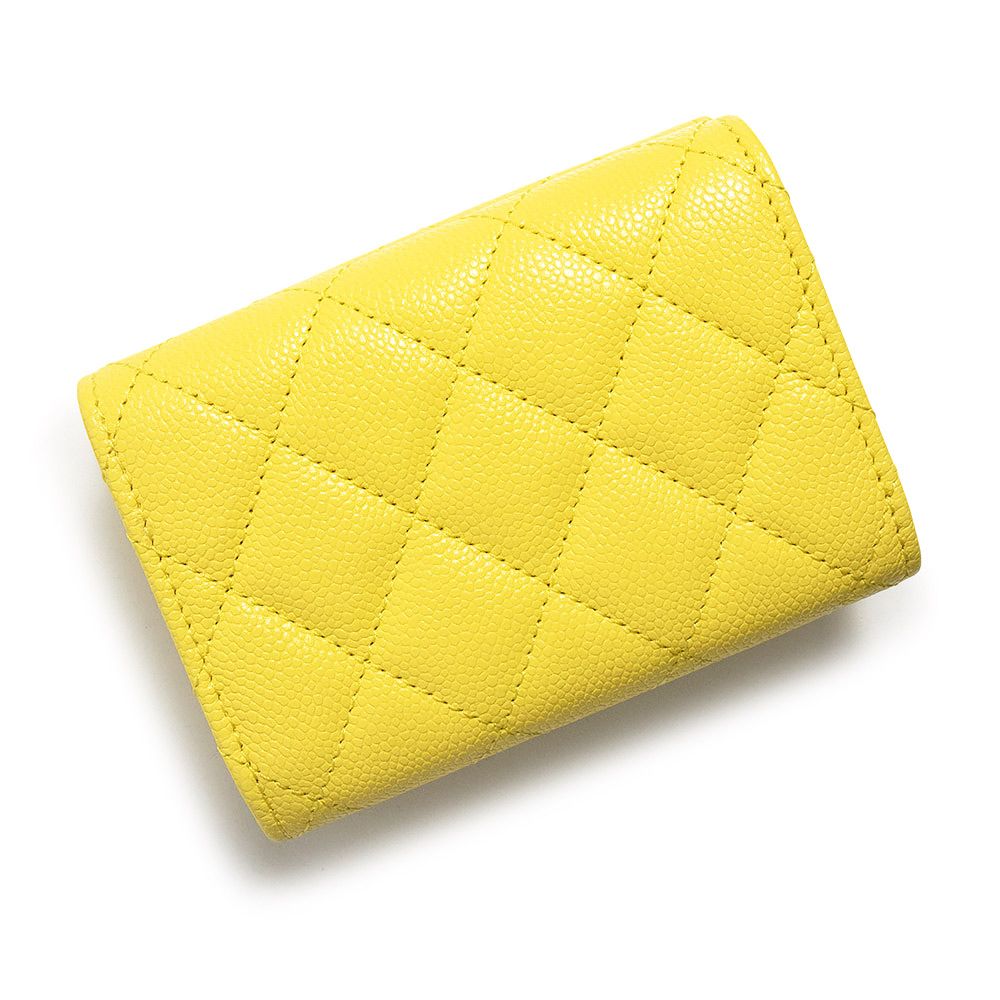 シャネル 財布 AP0230 スモールフラップ キャビアスキン ライト 
