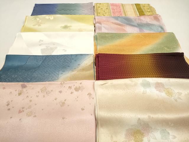 平和屋着物★和装小物　帯揚げ10枚セット　丹後ちりめん　正絹　逸品　DABG1275xg