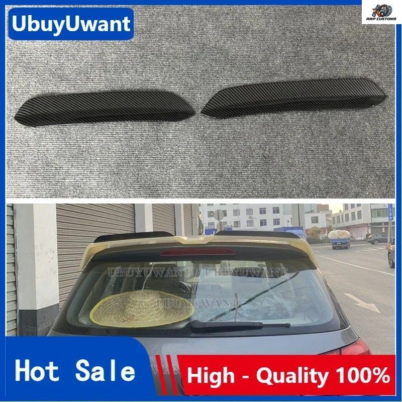 2個入り OETTINGER ルーフスポイラーエクステンション フォルクスワーゲン VW ゴルフ MK6 ゴルフ 6 2008-2012 ABS 光沢ルーフウィング リア