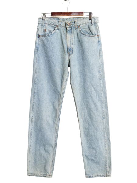 デッドストック 90s USA製 リーバイス 505 デニム パンツ メンズ 32 32 新品 オールド ジーンズ ジーパン スリム ストレート アイスブルー