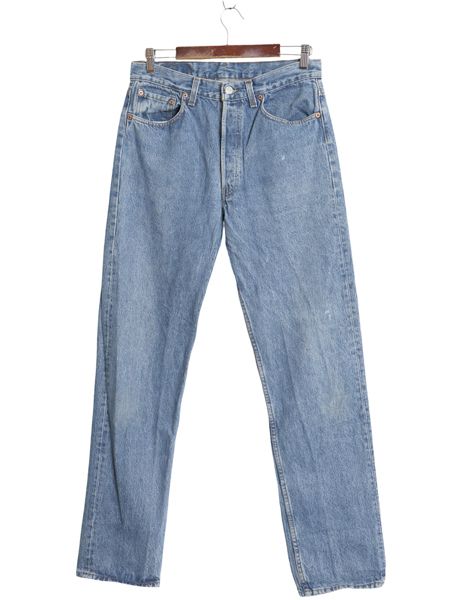 80s USA製 リーバイス 501 デニム パンツ メンズ 33 34 / ヴィンテージ ジーンズ ジーパン ストレート ボタンフライ ボトムス 赤タブ Gパン