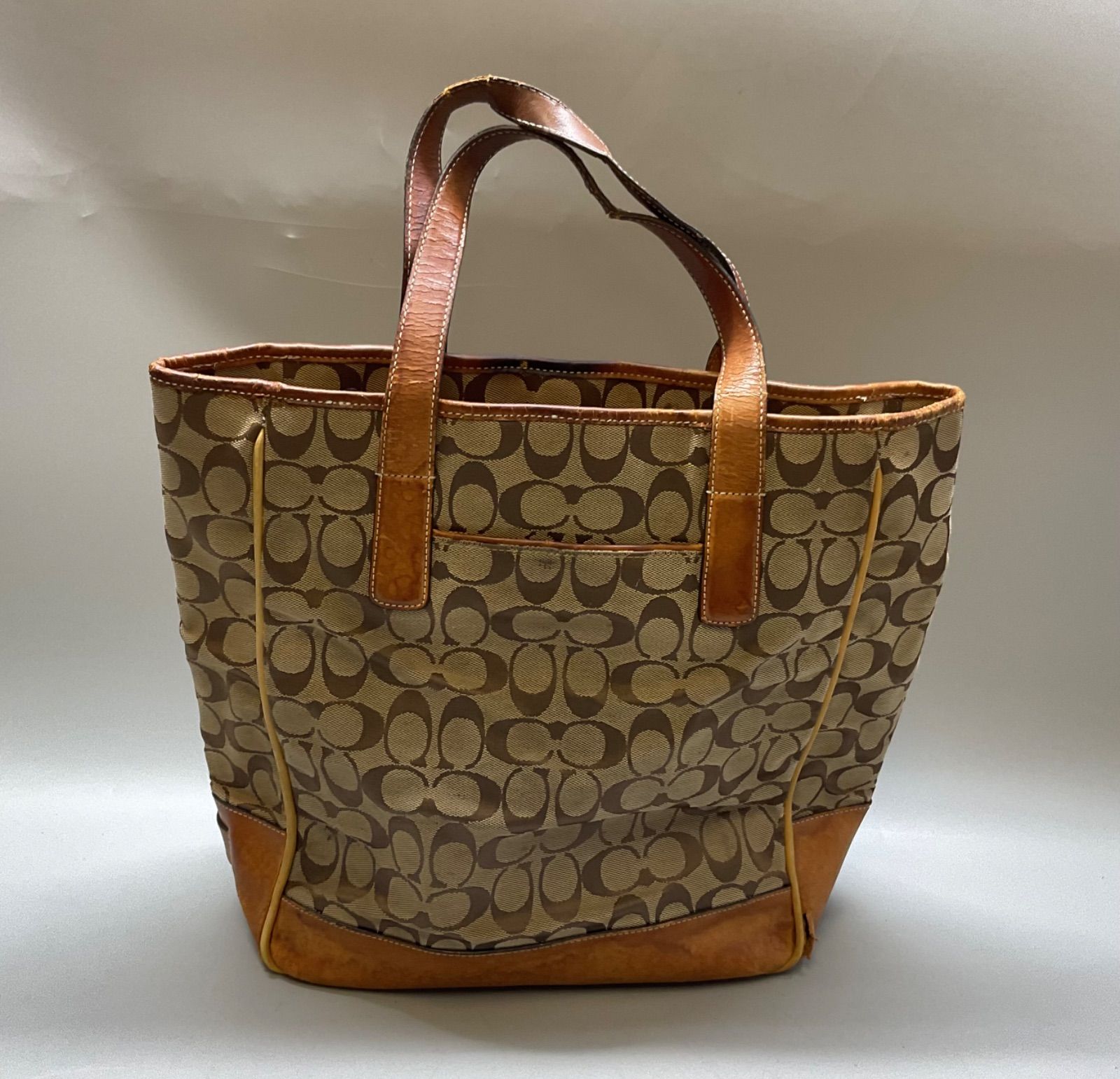 Bag72 COACH コーチ オールドコーチ シグネチャー 肩掛け トートバッグ 