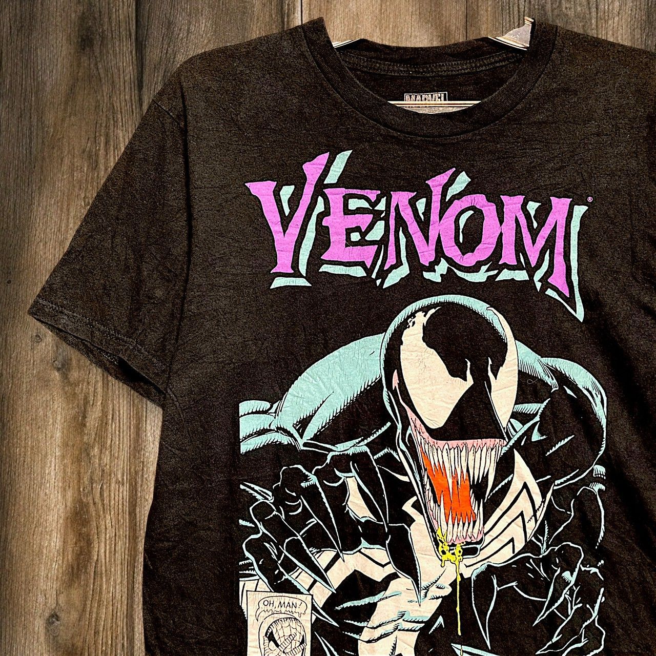 キャラ Tシャツ ヴェノム VENOM アメコミ アニメ 映画 ムービー 黒 M