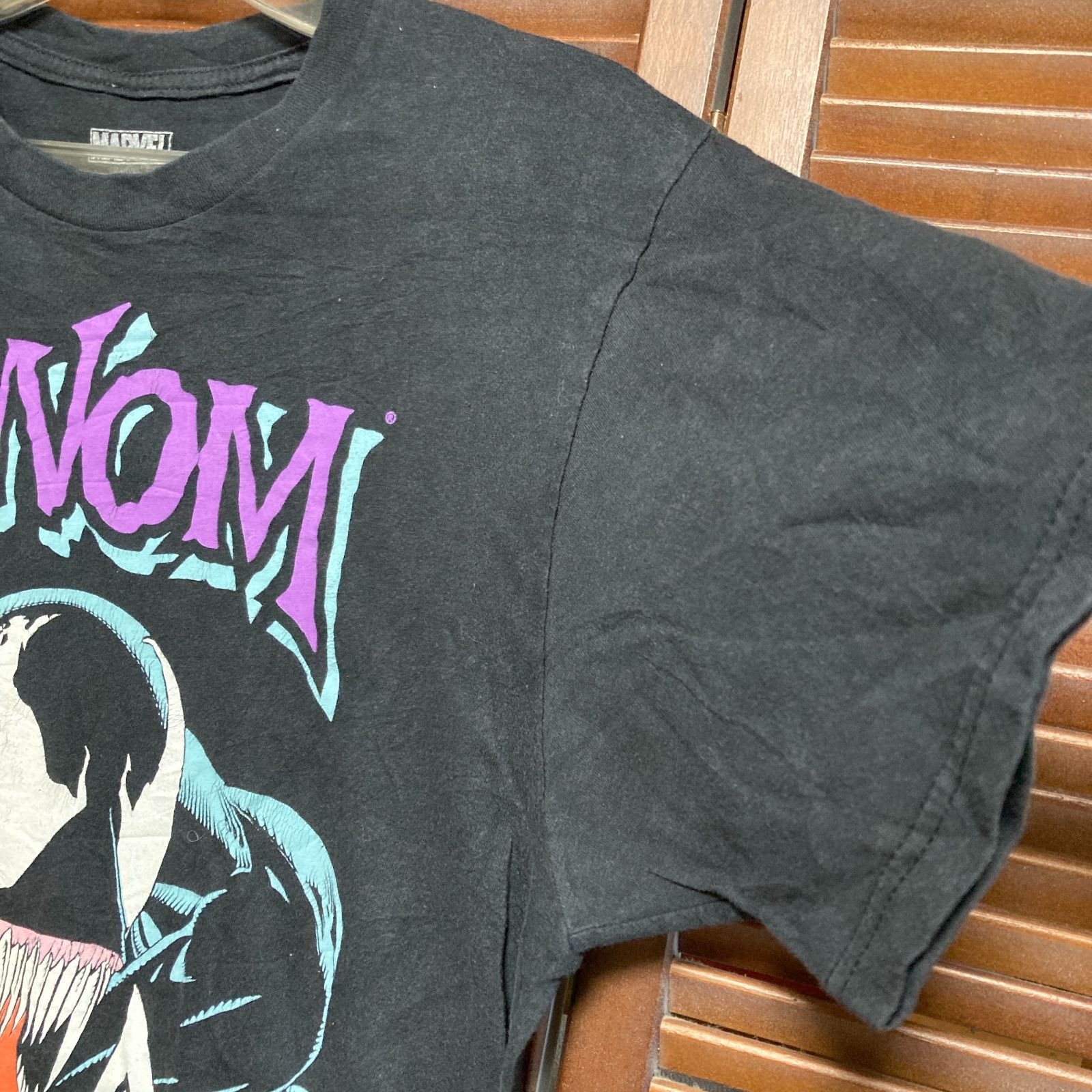 キャラ Tシャツ ヴェノム VENOM アメコミ アニメ 映画 ムービー 黒 M