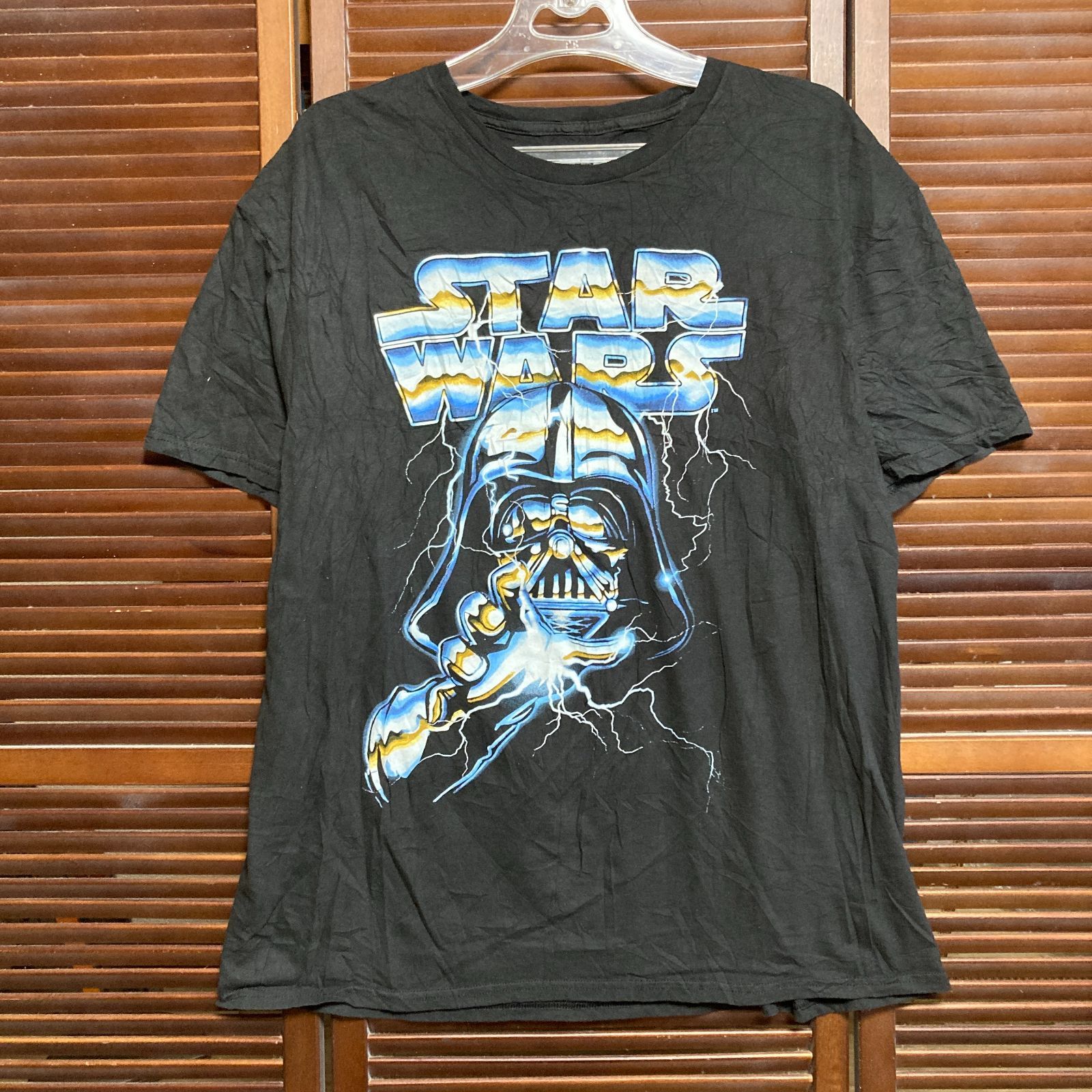 ムービー Tシャツ スターウォーズ STARWARS SF 映画 洋画 黒 XLサイズ