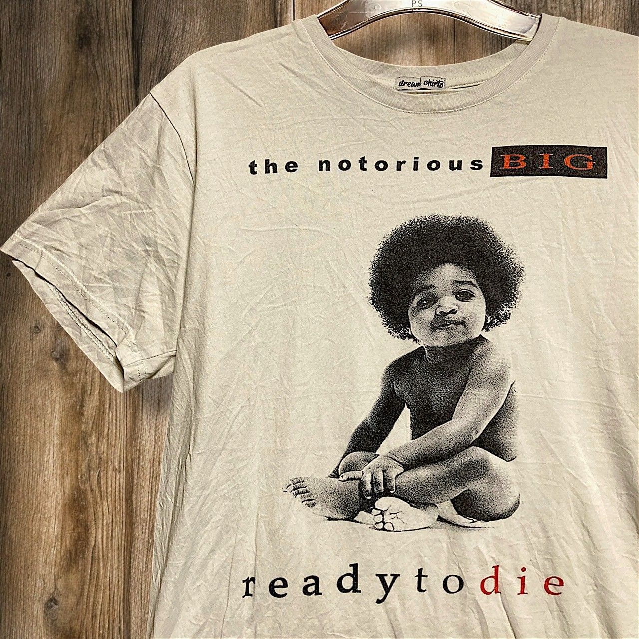 ラップ Tシャツ ビギー ノトーリアス BIG ヒップホップ ラッパー 白 L 