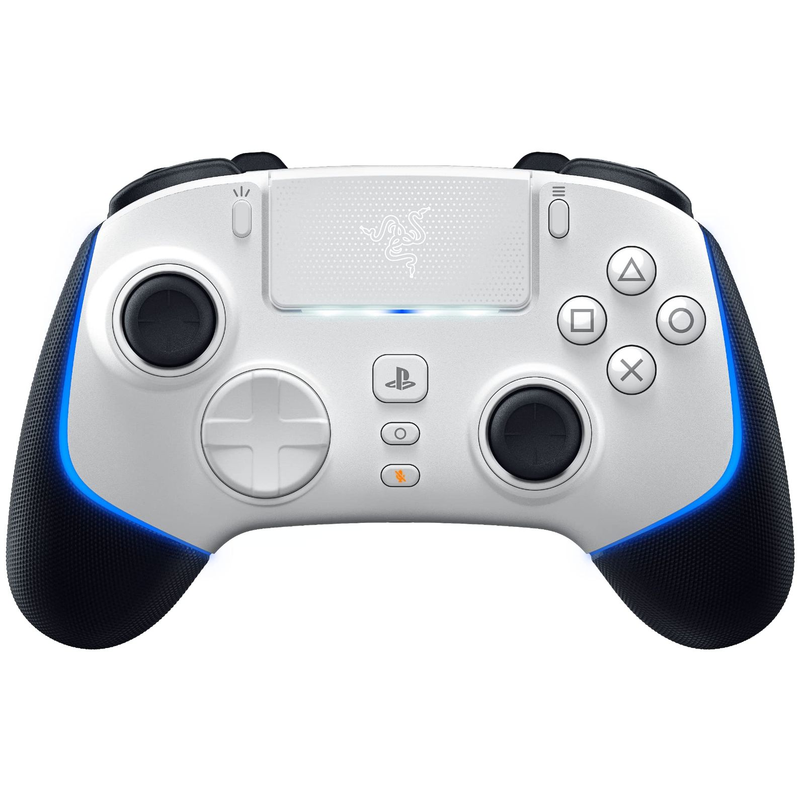 【PlayStation公式ライセンス商品】 Razer レイザー Wolverine V2 Pro White Edition ワイヤレス コントローラー プレイステーション PS5&PC対応 HyperSpeed Wireless 8方向 マ [ホワイト]