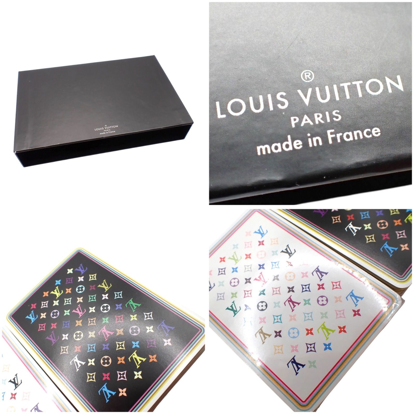 一部未開封 LOUIS VUITTON ルイヴィトン 村上隆 トランプ マルチカラー