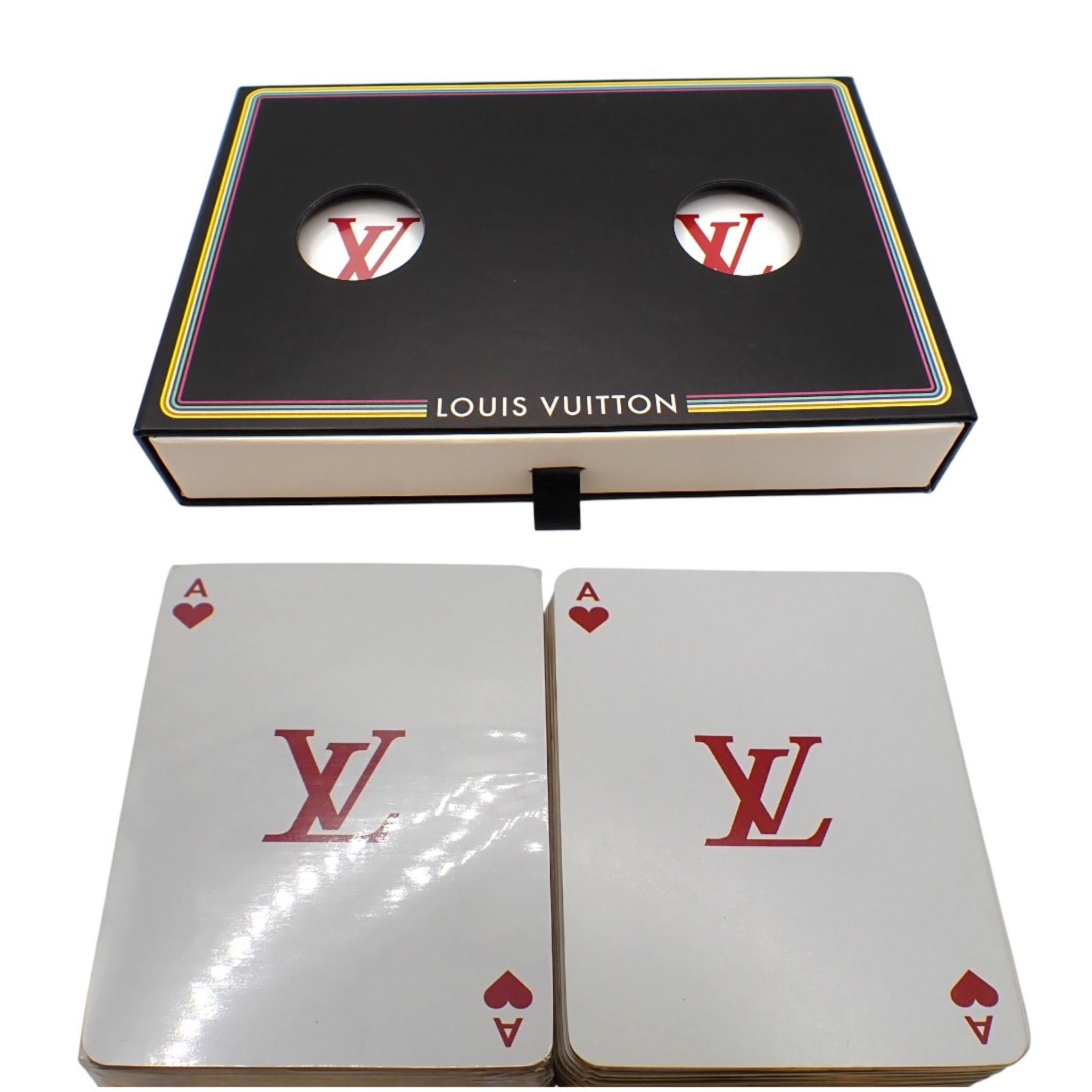 一部未開封 LOUIS VUITTON ルイヴィトン 村上隆 トランプ マルチカラー
