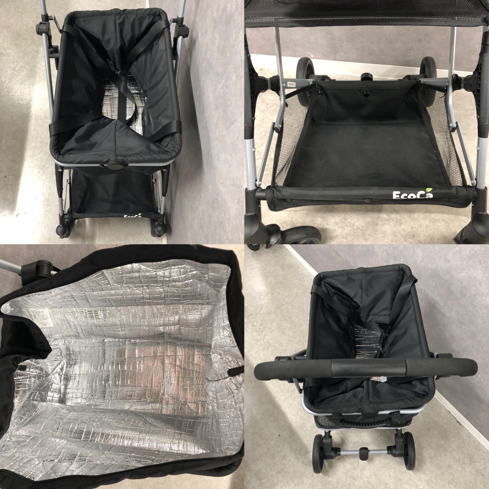 ◎S029 EcoCa エコカ マイショッピングカート 保冷バッグ付き お買い物