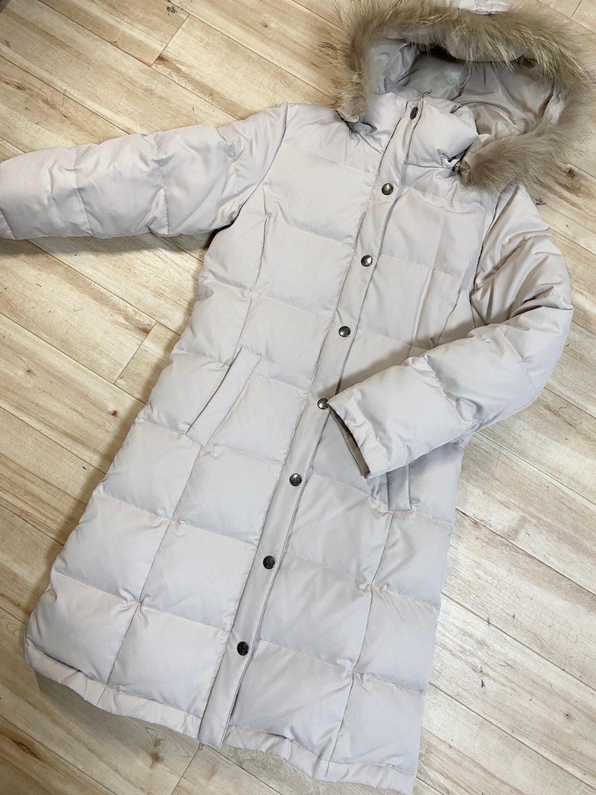 ミッシュマッシュ MISCH MASCH ダウンコート サイズ38 ベージュ N03132 M
