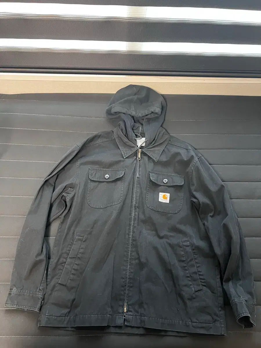 Carhartt WIP ブラック フーディー ウォーク ジャケット M