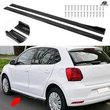 フォルクスワーゲン VW ポロ 6R ゴルフ 4 5 6 7 GTI GTD パサート B6 B8 車用サイドスカートエクステンション ロッカーパネルスプリッター