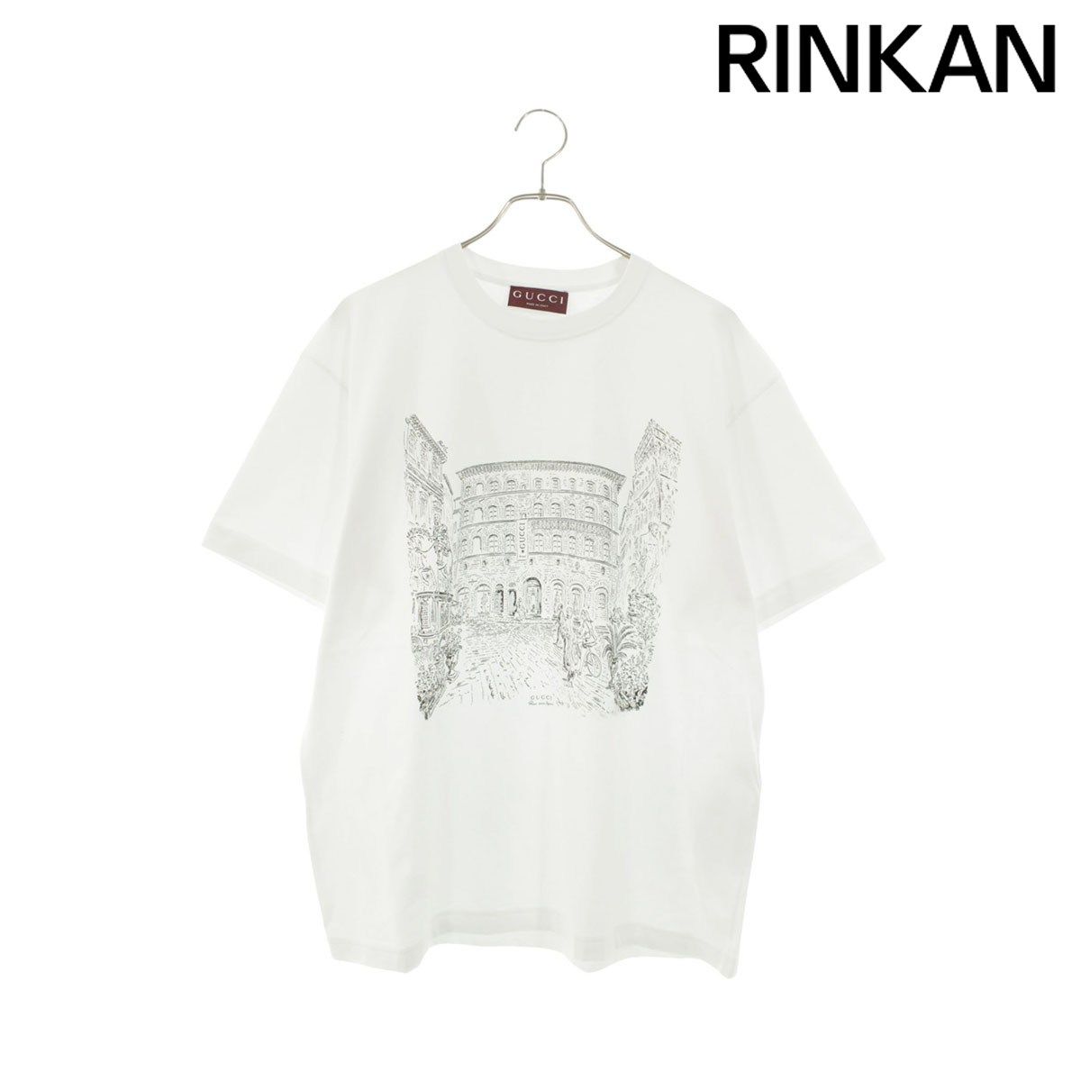 グッチ 796395 XJHJG フィレンツェグッチガーデンプリントTシャツ メンズ L