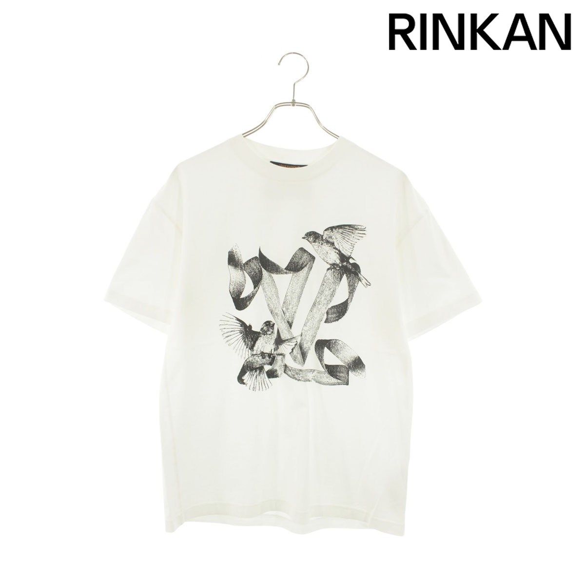 ルイヴィトン 23AW RM232 NPG HPY83W LVバードプリントTシャツ メンズ S