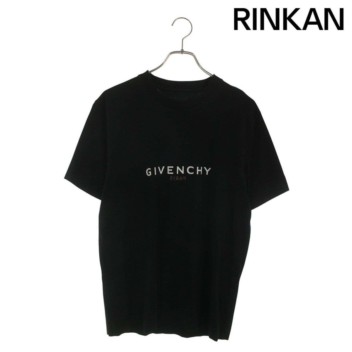 ジバンシィ BM71653Y6B リバースロゴプリントTシャツ メンズ S