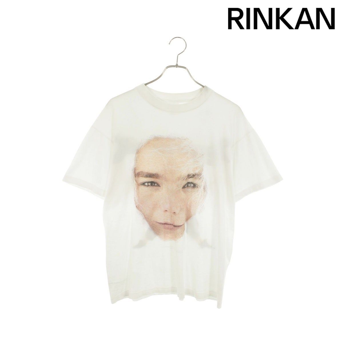 ヴィンテージ Bjork HUGE FACE WHITE PHOTO 1994ツアーTシャツ メンズ M