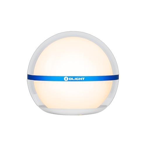 OLIGHT(オーライト) Sphere ナイトライト ルームライト ベッドサイドランプ 充電式 調色調光可能 IP56防水 RGB虹色 軽量 コンパクト 授乳用 赤ちゃん パーティー装飾 雰囲気作り 屋内 キャンプ アウトドア (ブルー) df31b5c2