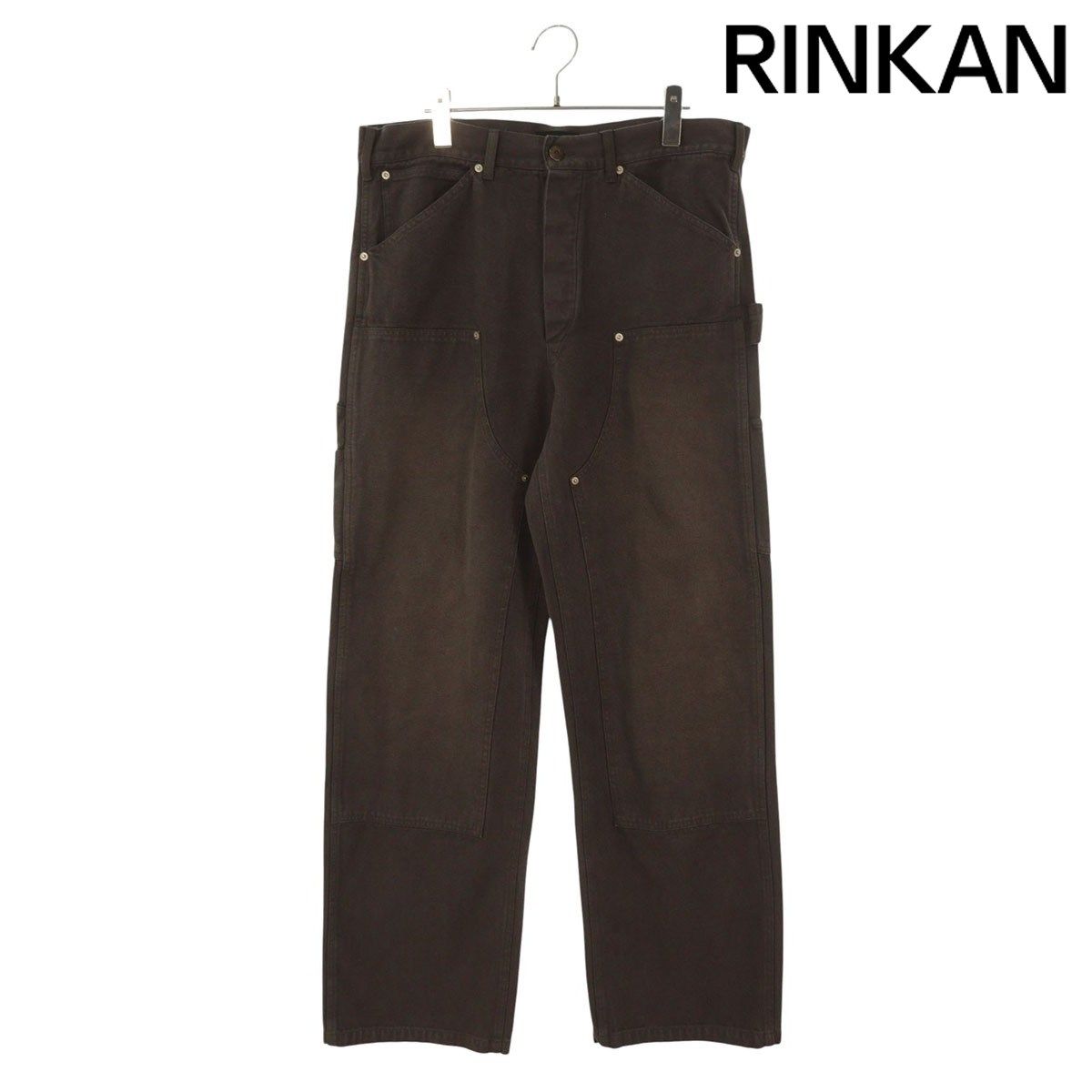 ファーフロムワット AGED BROWN CARPENTER PANTS ヴィンテージ加工カーペンターロングパンツ メンズ 3