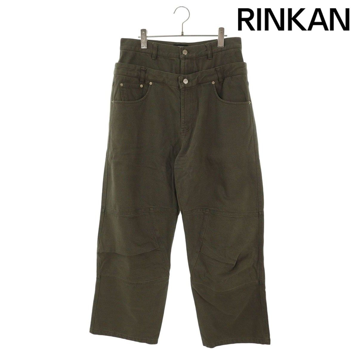 ファーフロムワット FAR DOUBLE WAIST PANTS 2レイヤードロングパンツ メンズ 2
