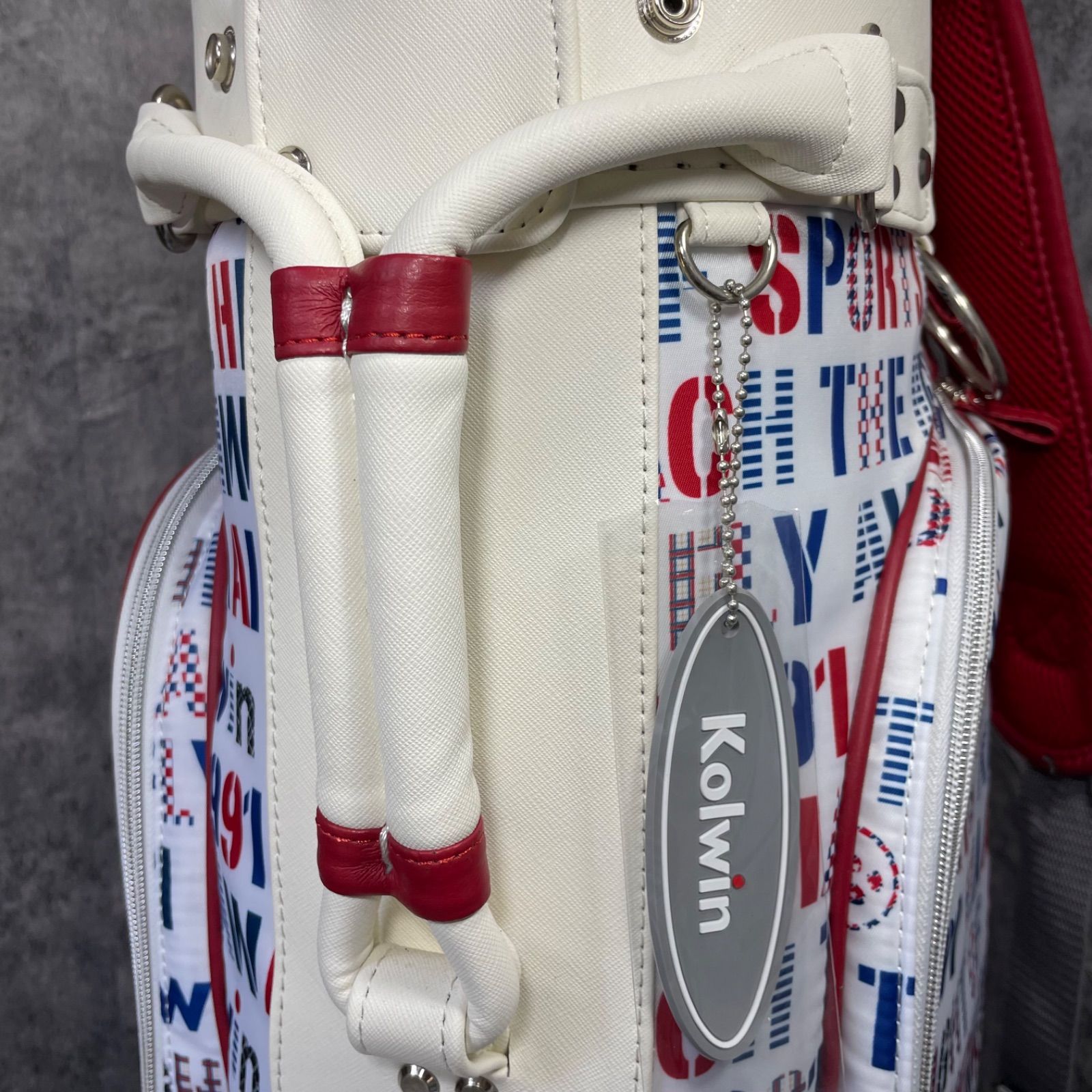Kolwin コルウィンキャスター付きキャディバッグ 3.6Kgゴルフバック 新品未使用タグ付❗️ Kolwin コルウィン キャディバッグ レディース用