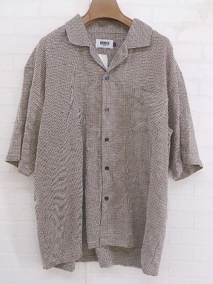 ◇ BENDER TOKYO ベンダートウキョウ 半袖 シャツ サイズL ベージュ系 メンズ P 【1301090012614】