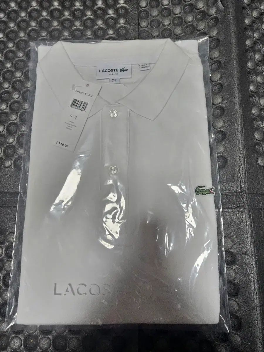 LACOSTE ラコステ スリムフィット スリムフィット 白 ホワイト ポロTシャツ ポロTシャツ 新品 L