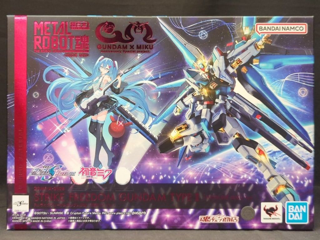 BANDAI SPIRITS METAL ROBOT魂 <SIDE MS> 機動戦士ガンダムSEED FREEDOM ストライクフリーダムガンダム弐式 [初音ミク Ver.]