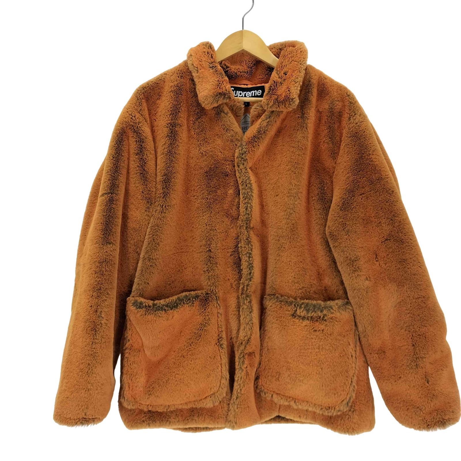 シュプリーム Supreme 21AW 2-Tone Faux Fur Shop Coat GORE-TEX メンズ JPN：L