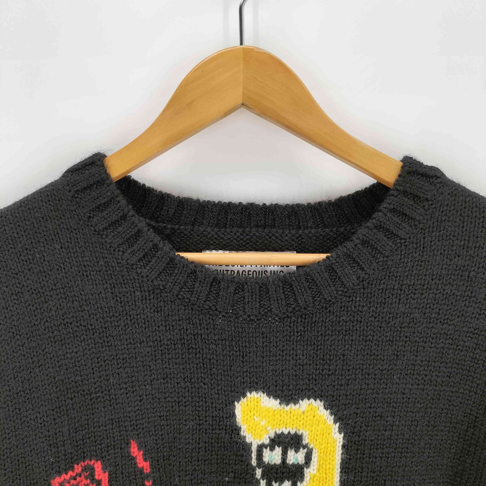 ワコマリア WACKO MARIA 23AW 世界平和プロジェクト INTARSIA CREW 