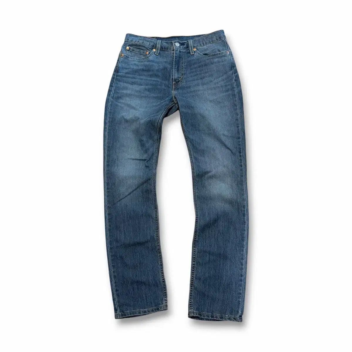 levis 511 ブランク タブ ウォッシュド ストレート デニムパンツ