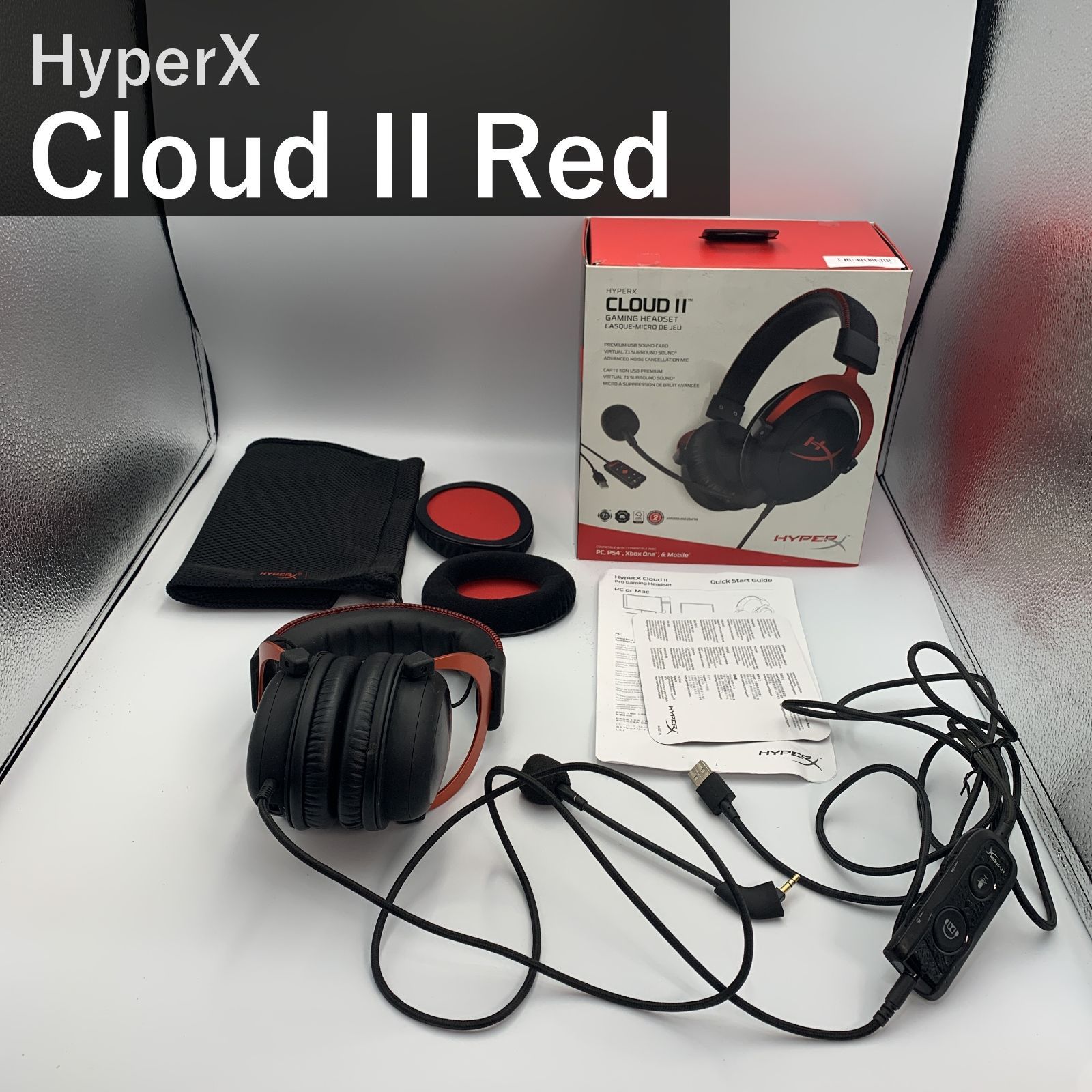 HyperX ハイパーエックス Cloud II ゲーミングヘッドセット KHX-HSCP 