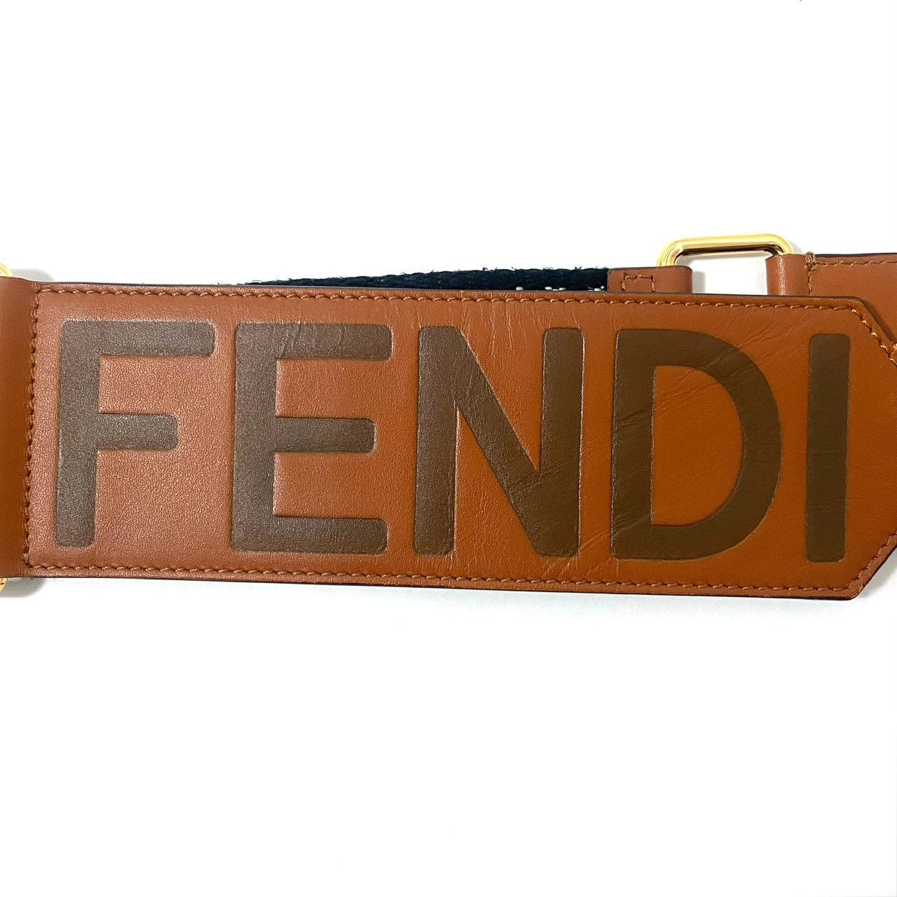 FENDI】ストラップ ユー リボン ヴィシー ショルダーストラップ 8AV156
