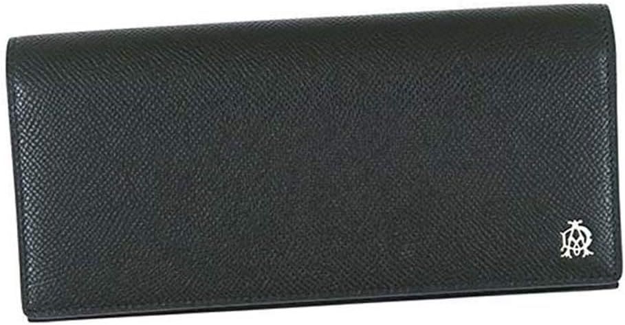 【送料無料】dunhill（ダンヒル）DUL2AC10A CADOGAN 10CC COAT WALLET カドガン チェスナットレザー カードスロット10ケ & ジップ開閉小銭入れ付き長札入れ 001R ブラック