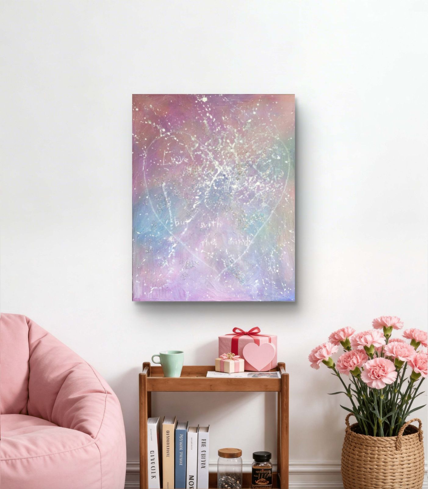 Love is blind / 抽象画 50×40㎝ キャンバス 原画1点のみ モダンアート インテリア 現代アート おしゃれ