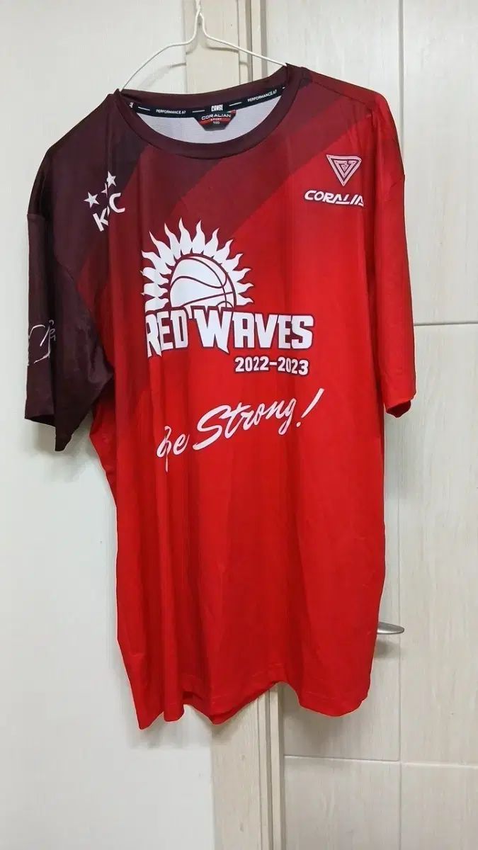 コーラルリーアン KGC인삼공사 レッドウェーブ バスケット Tシャツ
