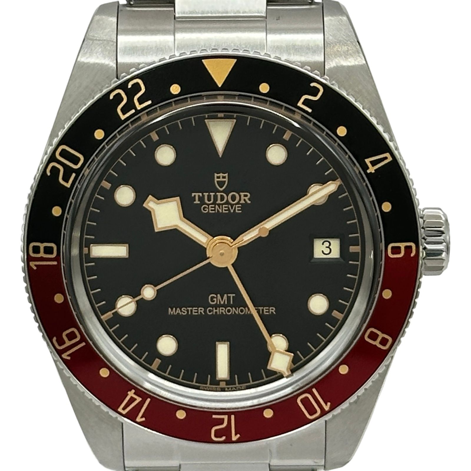 チューダー/チュードル TUDOR ブラックベイ58 GMT 7939G1A0NRU ブラック ステンレススチール 自動巻き メンズ 腕時計