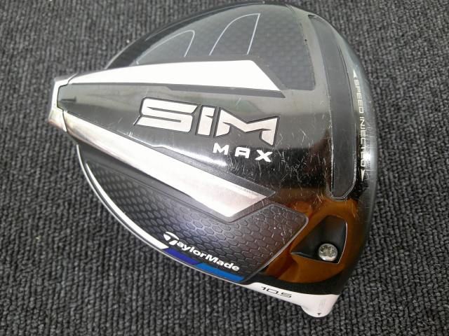 中古 ドライバー テーラーメイド SIM MAX/ヘッドノミ　レンチナシ//10.5[9840]■松山店