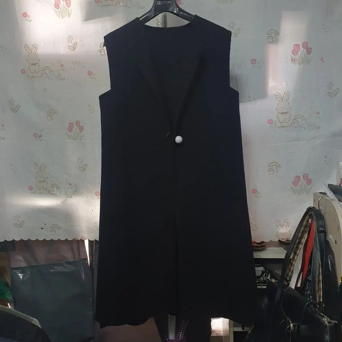 マイン ハンドメイド ウール/カシミア ロング ベスト