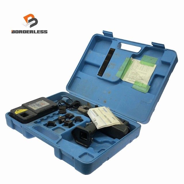 ☆中古品☆IZUMI 泉精器 12V 充電油圧式多機能工具 REC-150EM1 充電器 ケース付 圧着機 圧着工具 圧着道具 電動工具125778