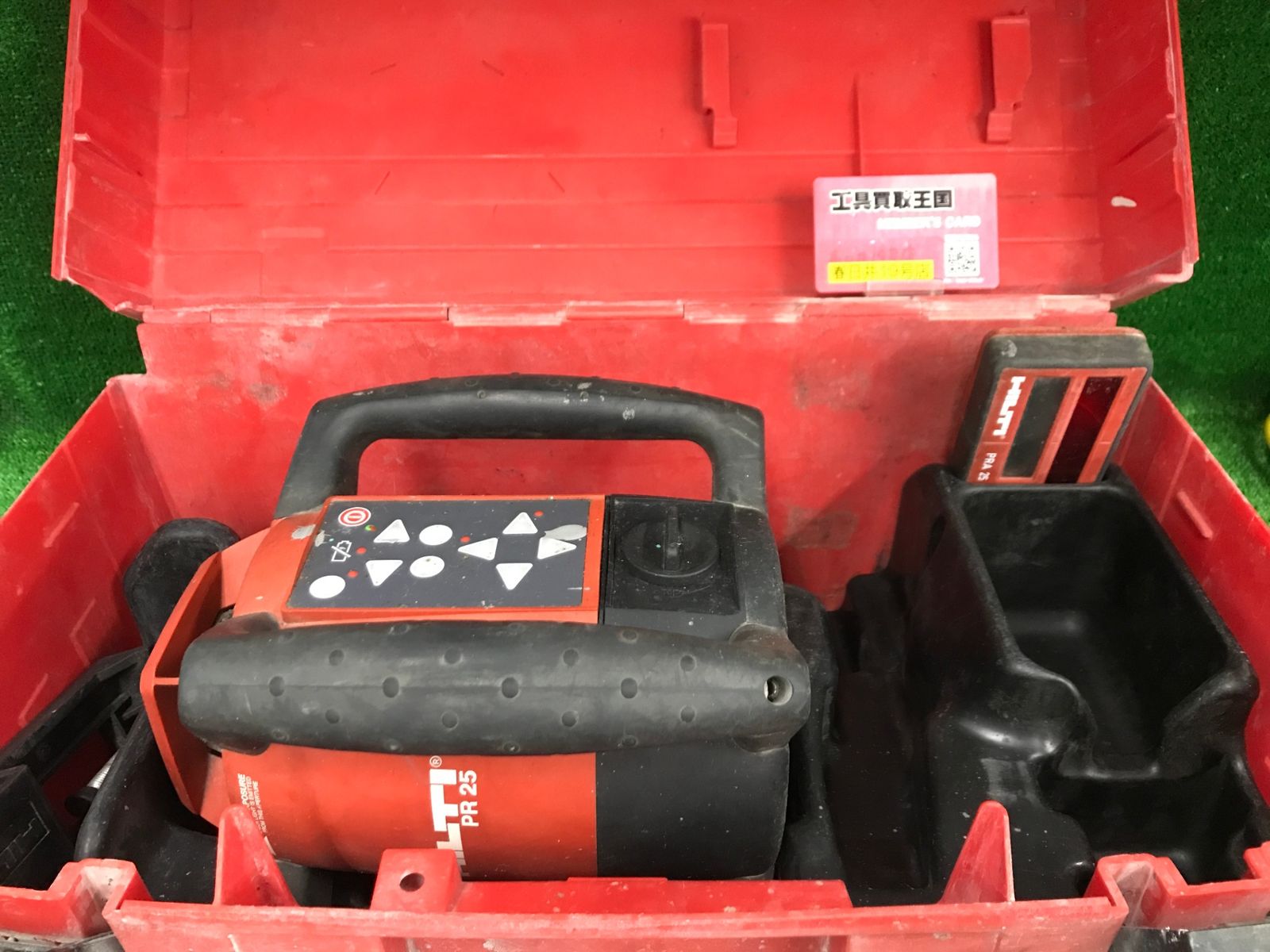 【中古品】【0906】★HILTI　回転レーザー　受光器付　PR25　ITKX0HXAGJ1Y