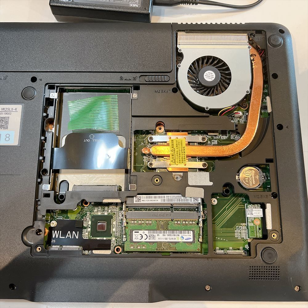 ジャンクPC】 NEC Versapro VK25LX-K ノートPC メモリ4GB HDDなし HN