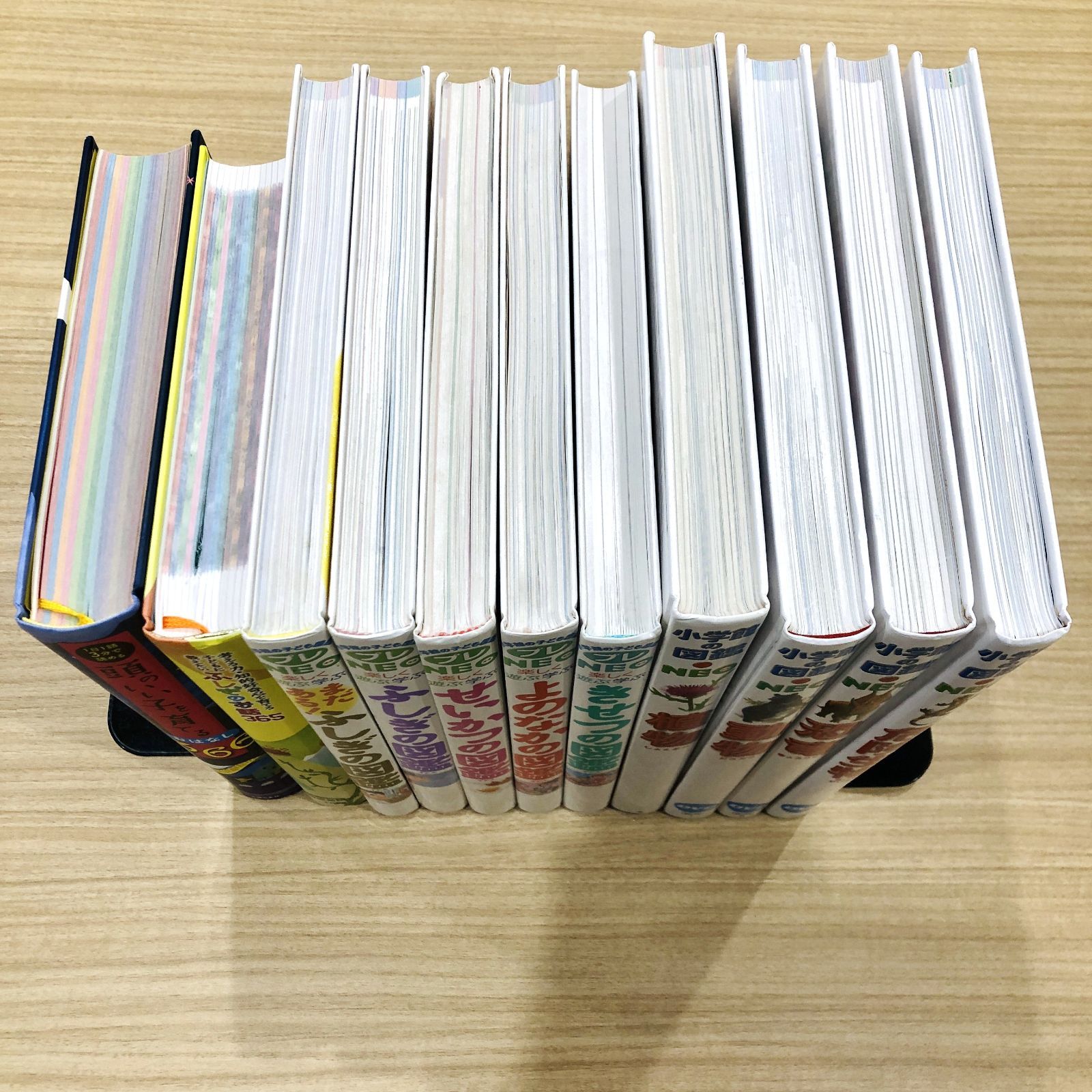 ◇[F]図鑑まとめ売り11冊 小学館の図鑑NEO プレNEO DVD3枚付 お話 知育