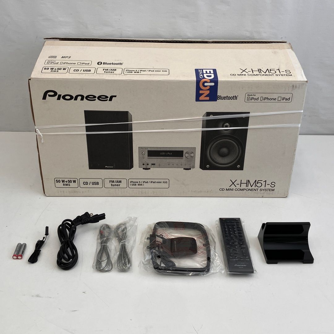 Pioneer X-HM51-s コンポ CDミニコンポーネントシステム 音響機材