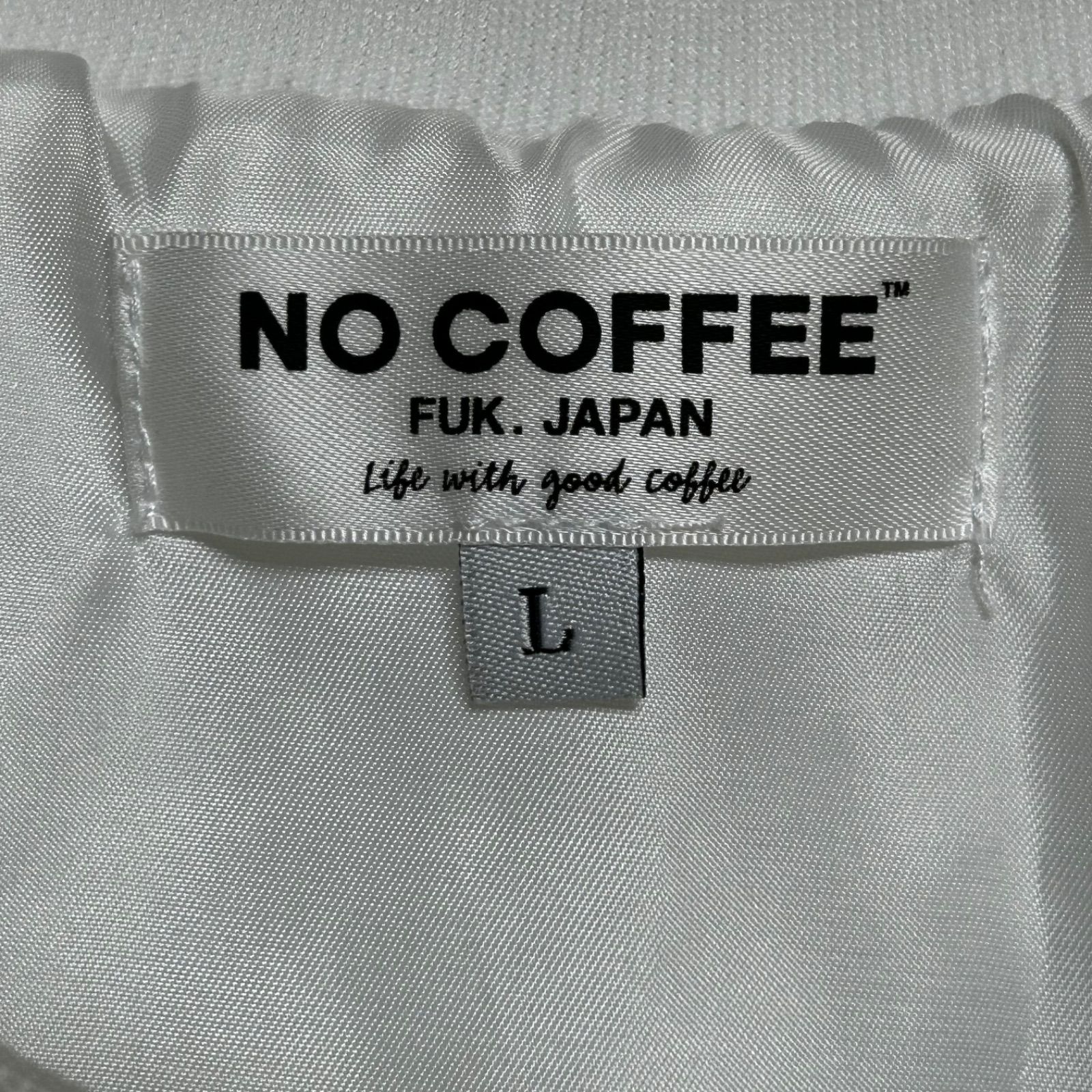 NO GOLF 中綿スニード L 白×黒 キルティング ピステ CLUBHAUS NO