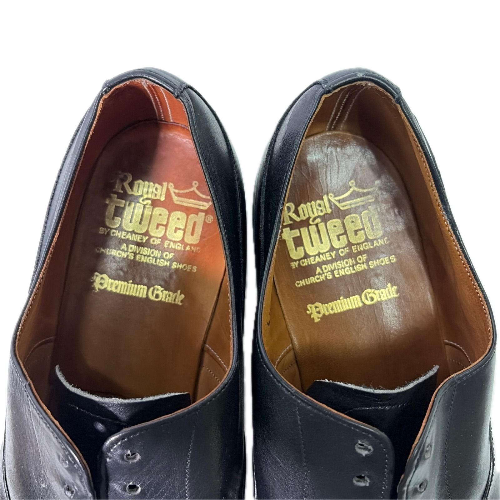 80s ROYAL TWEED CHEANEY チーニー Church's チャーチ ストレート