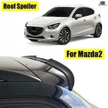 マツダ2 ハッチバック車用リアトランクスポイラーウィング 3ピース ラバーマット