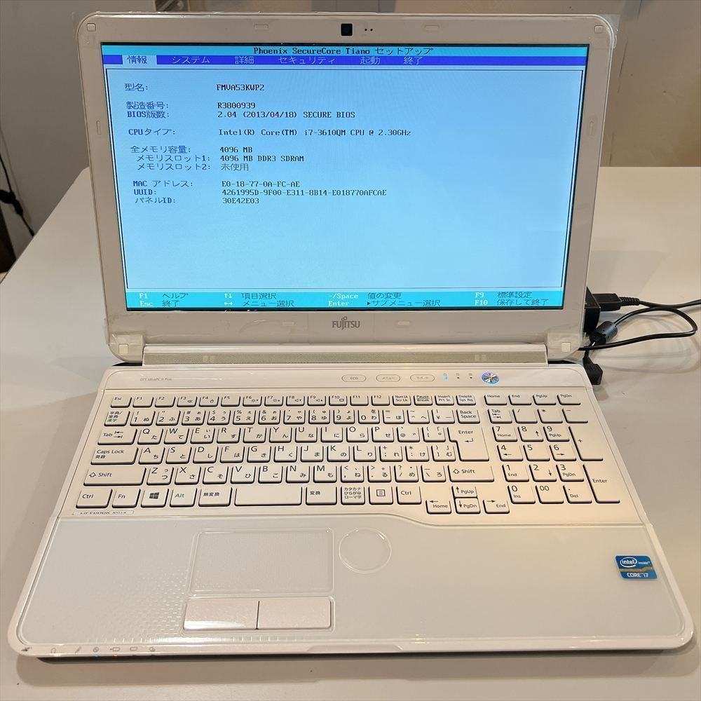 ジャンク】富士通 LIFEBOOK AH53/K Corei7-メルカリ